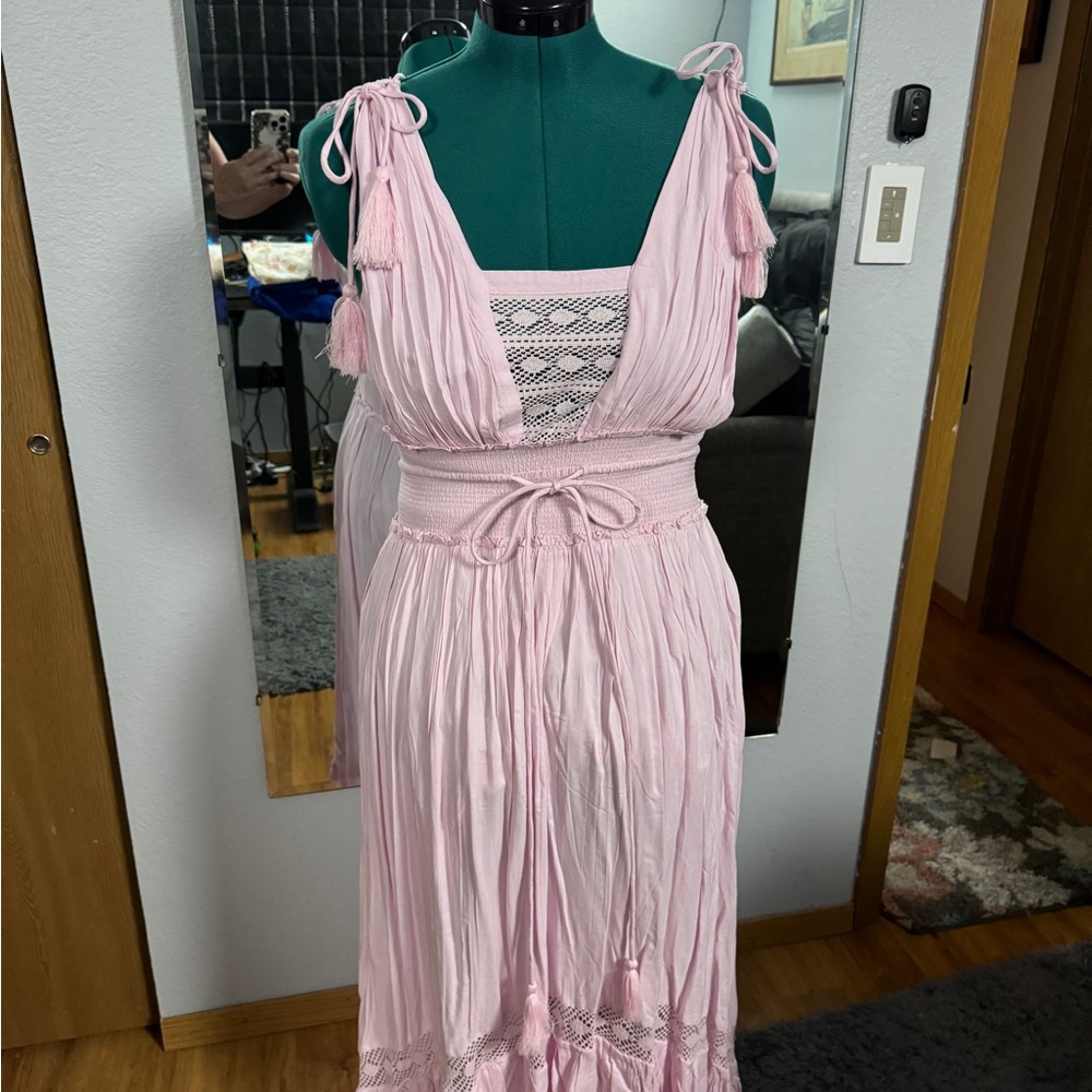 Venus Pink Sleeveless Dress